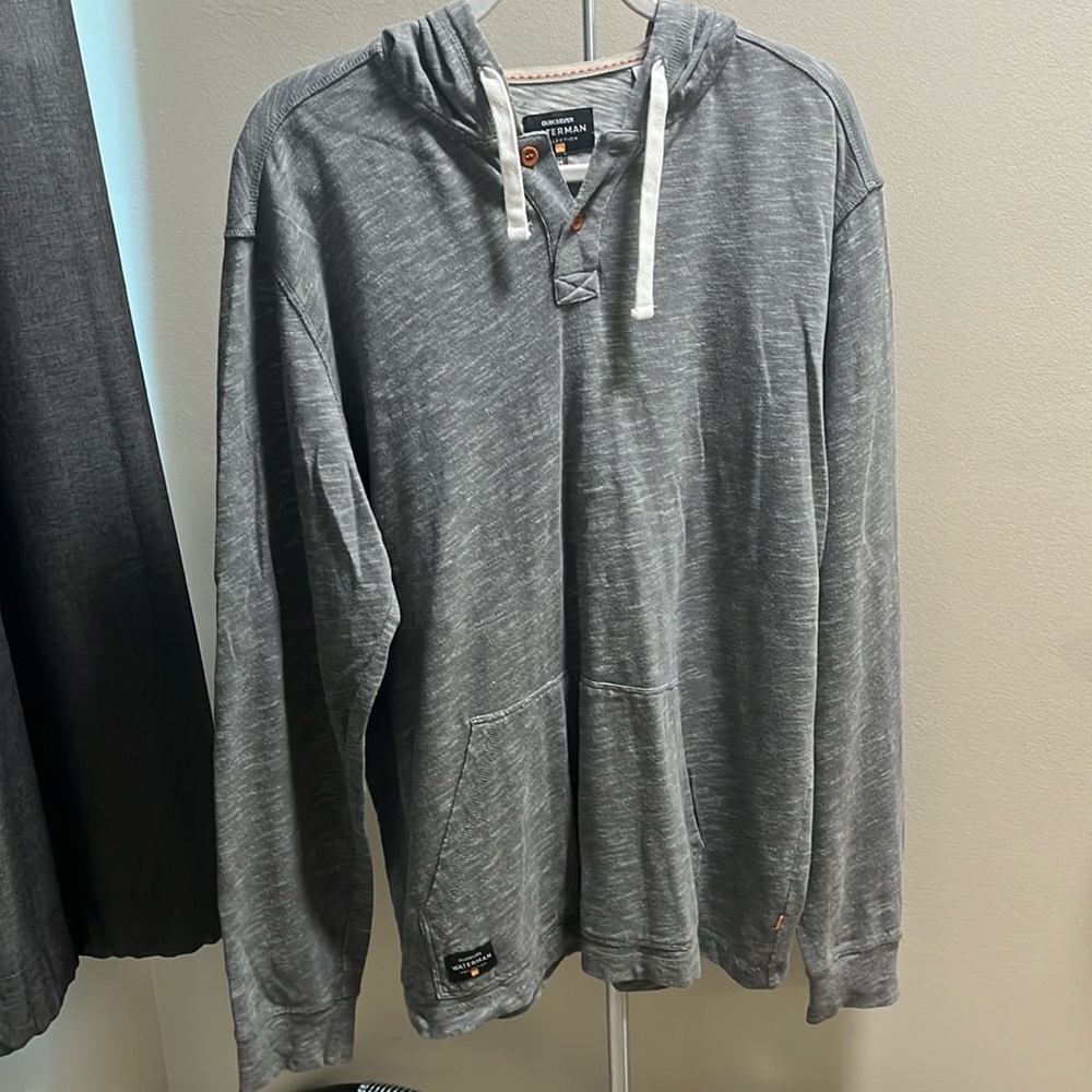 Quiksilver- Waterman Lightweight Henley Hoodie NWOT
